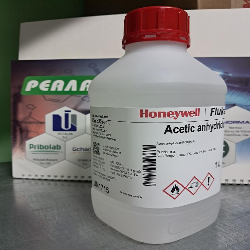 Оцтовий ангідрид puriss.p.a., ACS реагент, ISO реагент, Ph. Eur. Реагент, 1 л